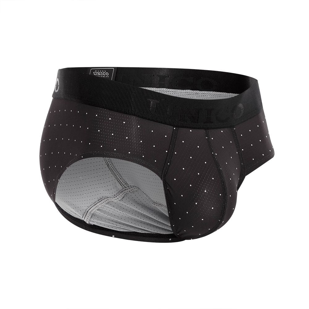 Unico 22110201103 Astros Briefs Black Plus Sizes