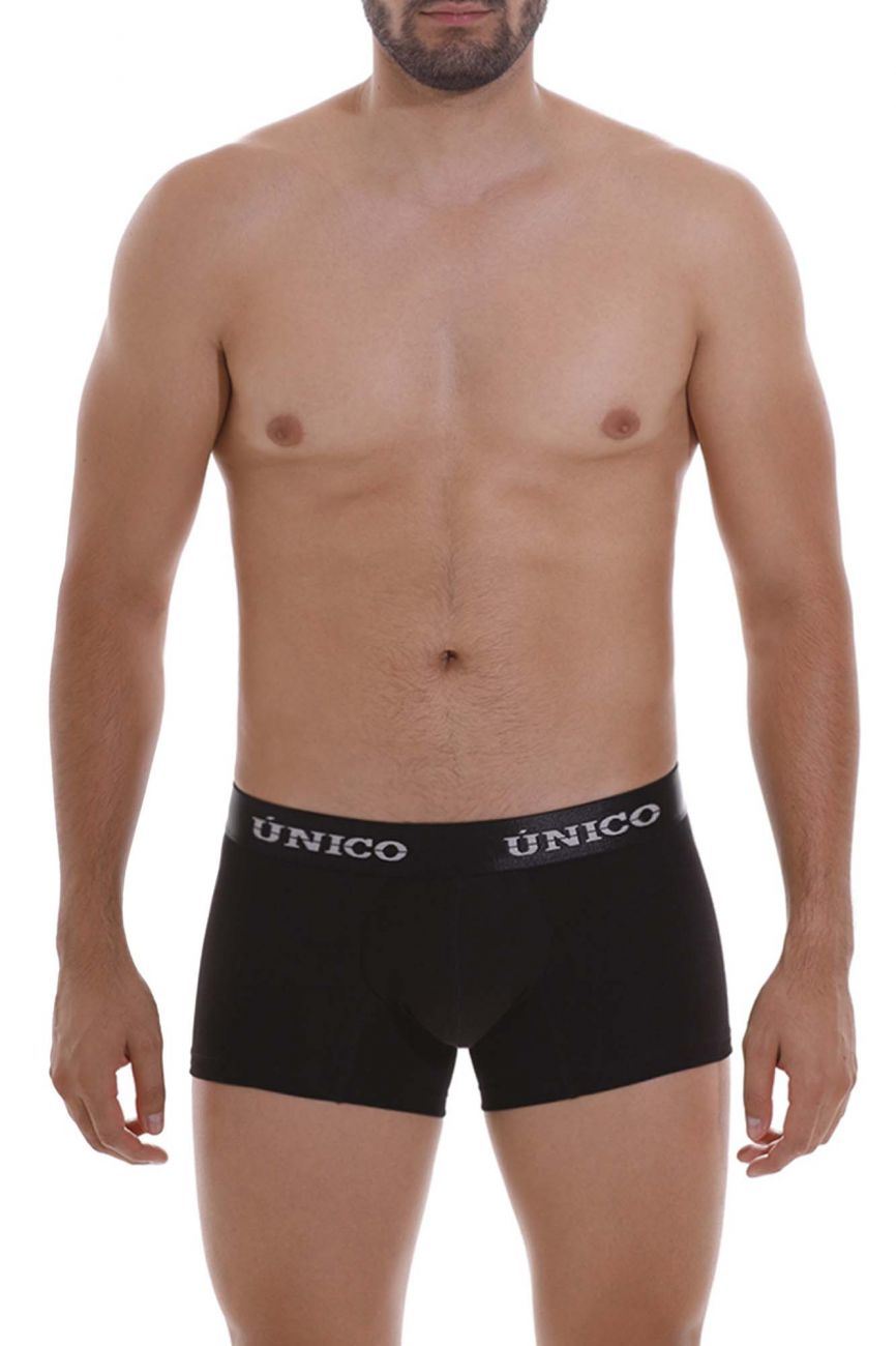 Unico 22120100103 Intenso A22 Trunks Black Plus Sizes