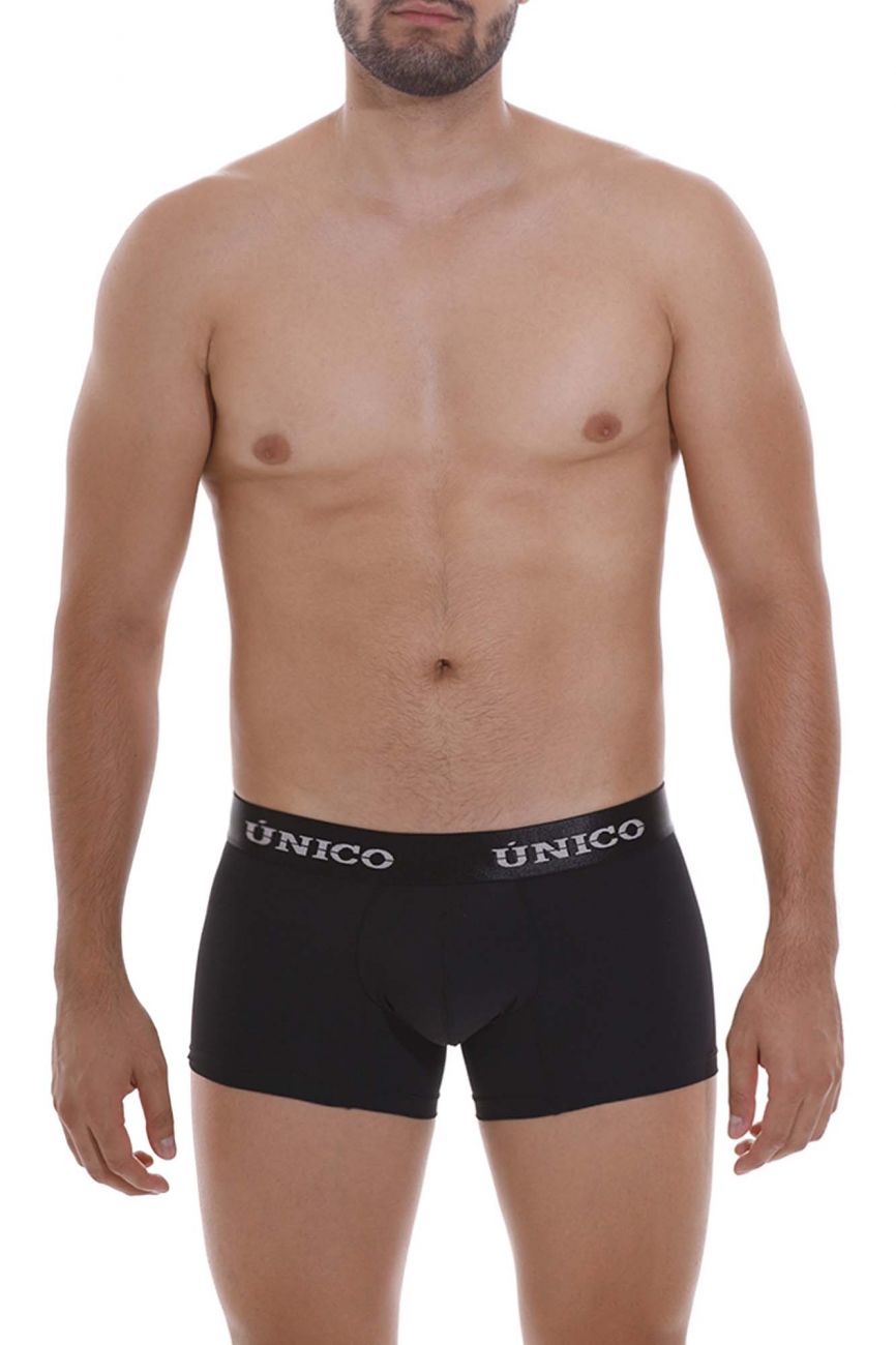 Unico 22120100107 Intenso M22 Trunks Black Plus Sizes