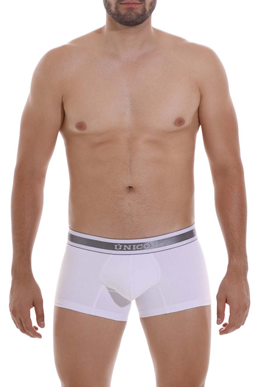 Unico 22120100109 Lustre A22 Trunks White Plus Sizes