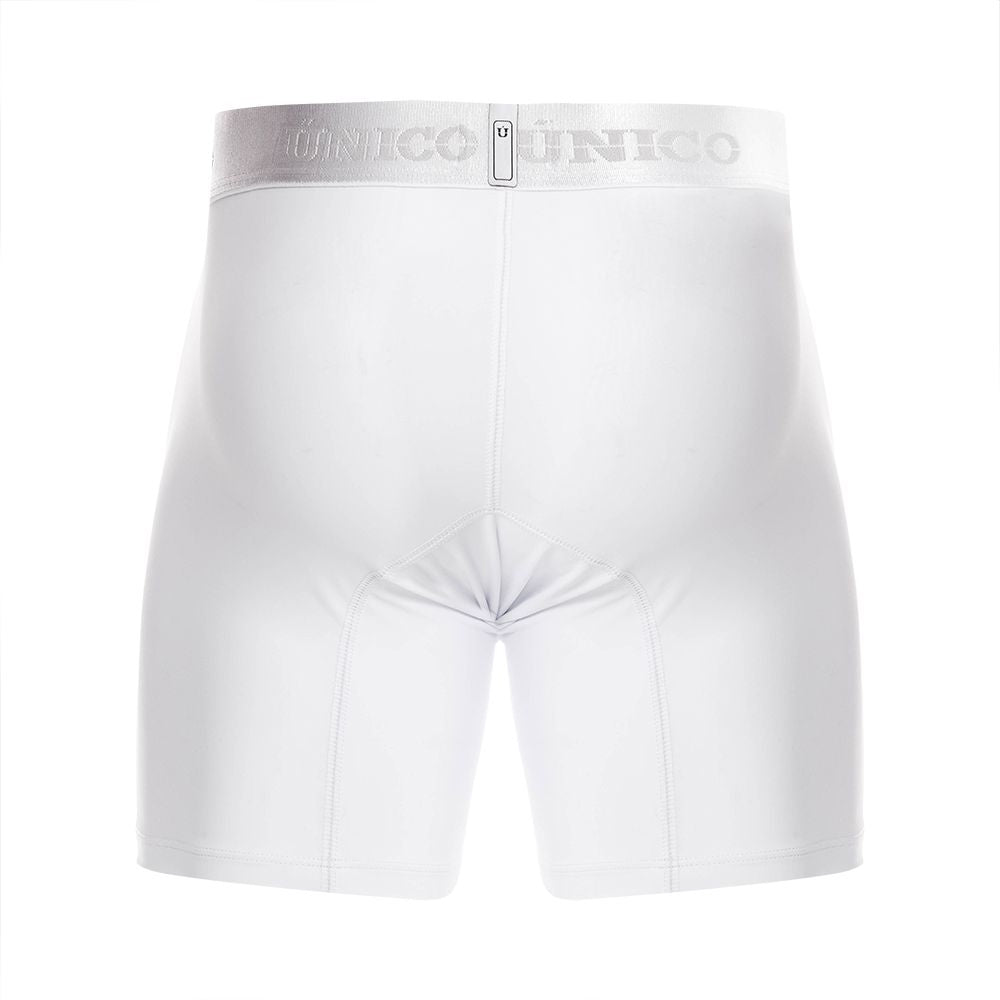 Unico 22120100201 Cristalino A22 Boxer Briefs White Plus Sizes