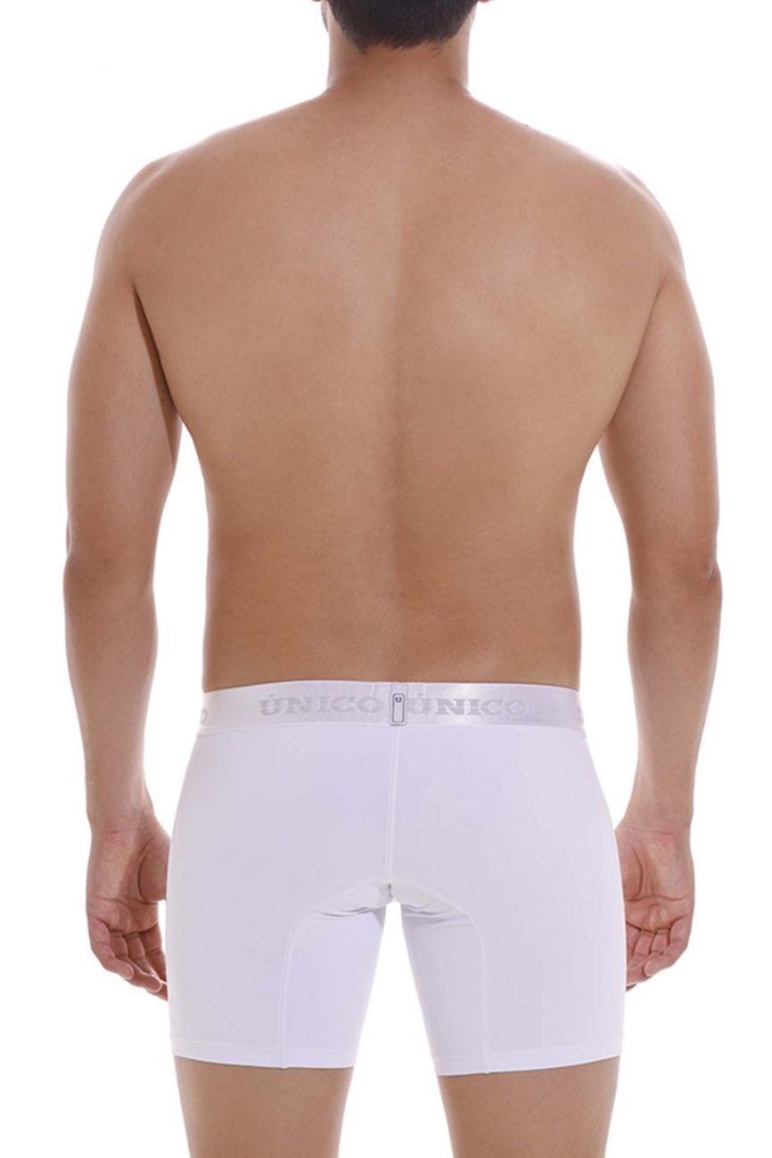 Unico 22120100205 Cristalino M22 Boxer Briefs White Plus Sizes