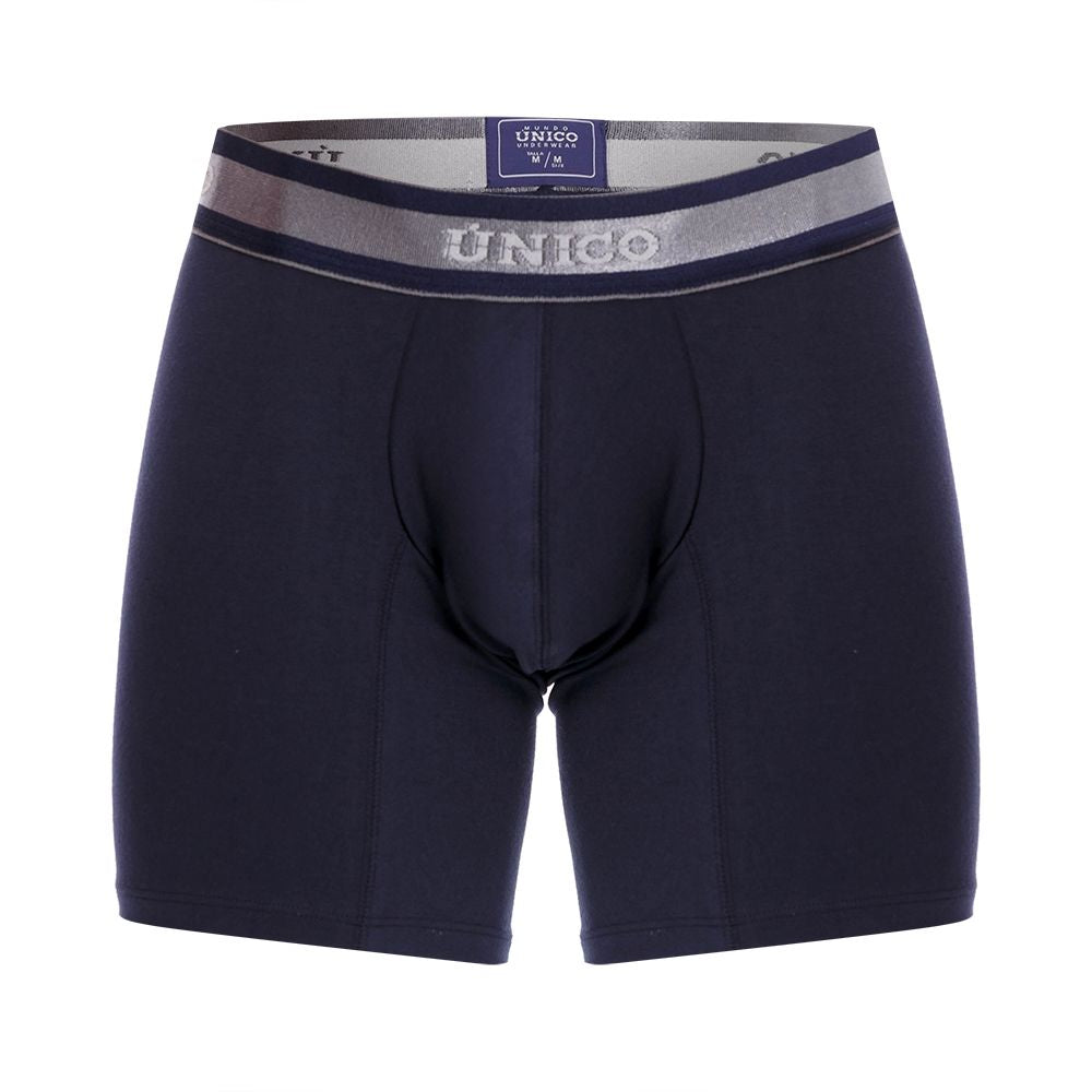 Unico 22120100210 Cardenal A22 Boxer Briefs Dark Blue Plus Sizes