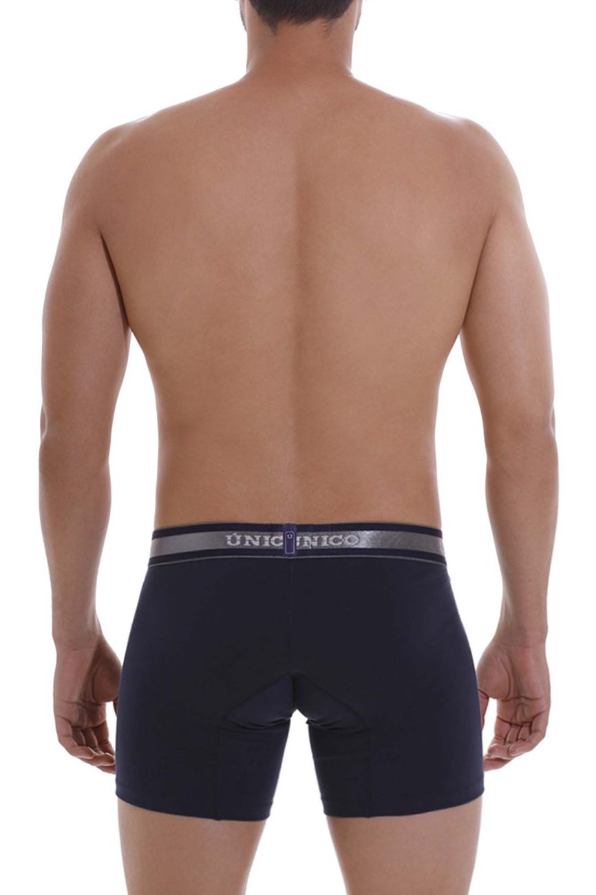 Unico 22120100210 Cardenal A22 Boxer Briefs Dark Blue Plus Sizes