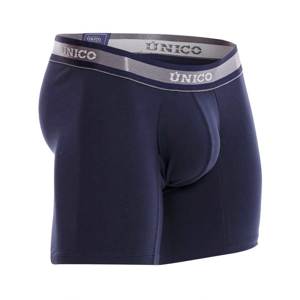 Unico 22120100210 Cardenal A22 Boxer Briefs Dark Blue Plus Sizes