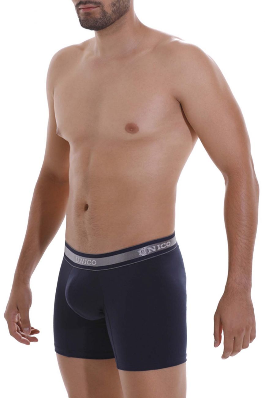 Unico 22120100210 Cardenal A22 Boxer Briefs Dark Blue Plus Sizes