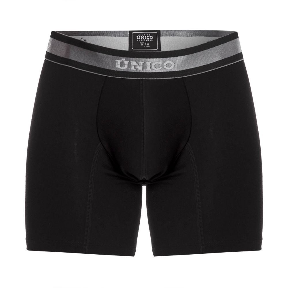 Unico 22120100211 Nebuloso A22 Boxer Briefs Black Plus Sizes