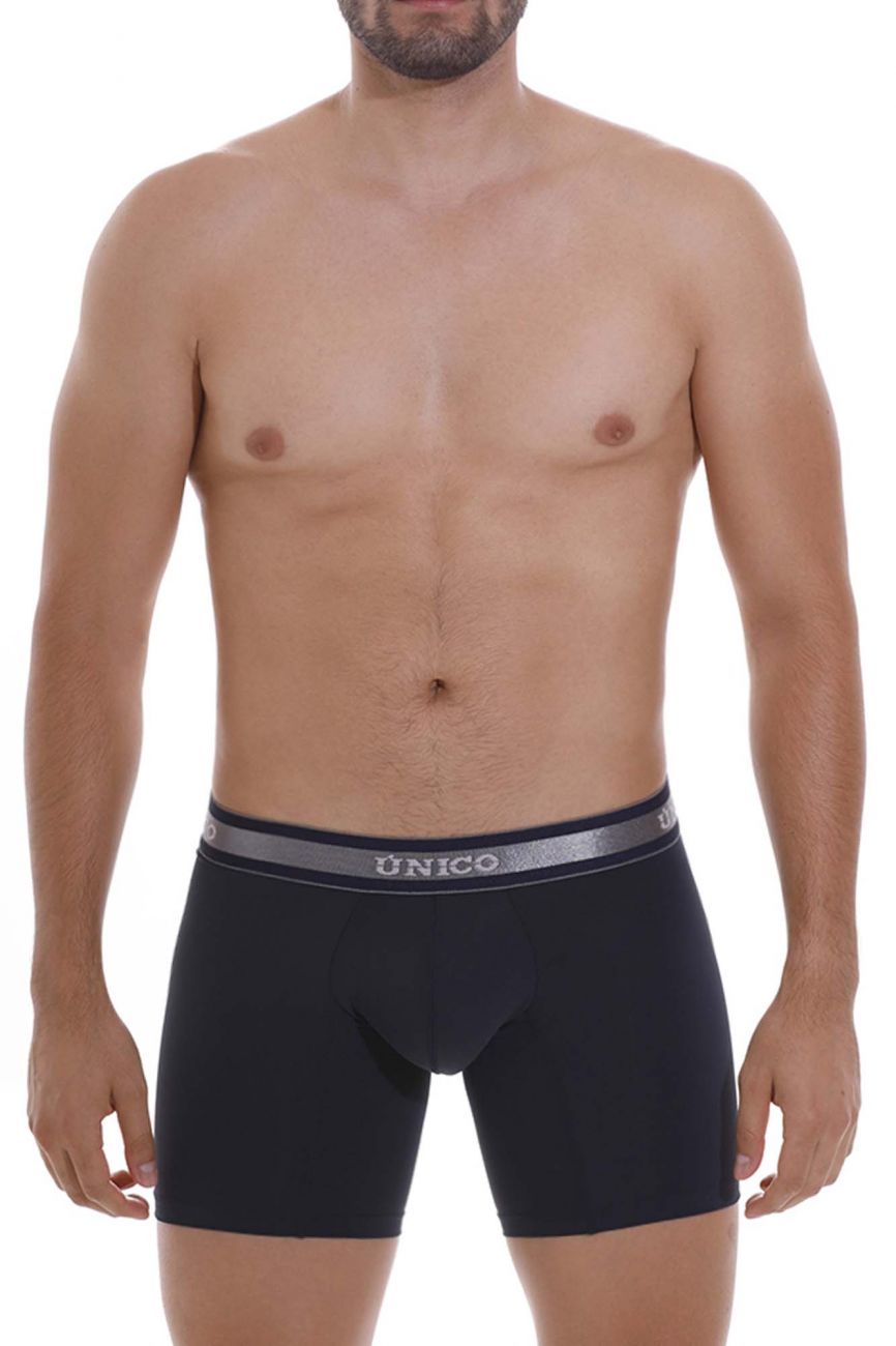 Unico 22120100213 Cardenal M22 Boxer Briefs Dark Blue Plus Sizes