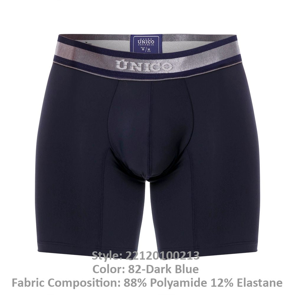 Unico 22120100213 Cardenal M22 Boxer Briefs Dark Blue Plus Sizes