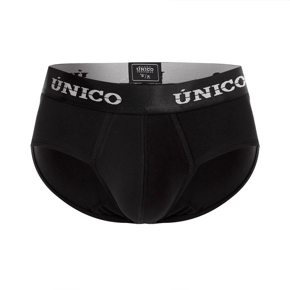 Unico 22120201103 Intenso A22 Briefs Black Plus Sizes