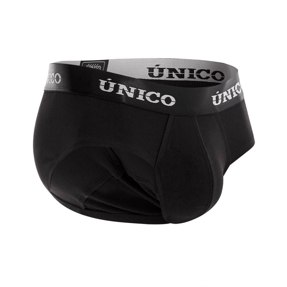 Unico 22120201103 Intenso A22 Briefs Black Plus Sizes