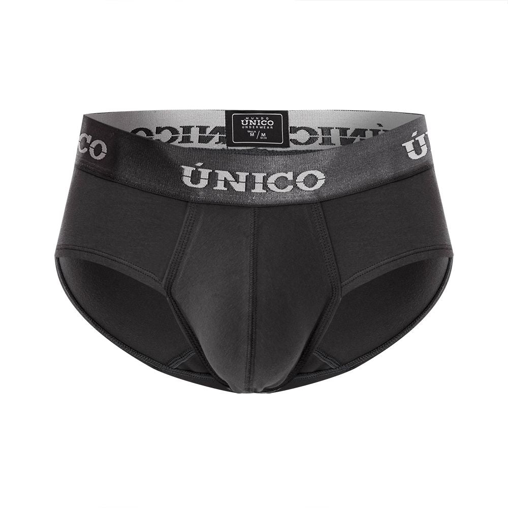 Unico 22120201104 Asfalto A22 Briefs Dark Gray Plus Sizes