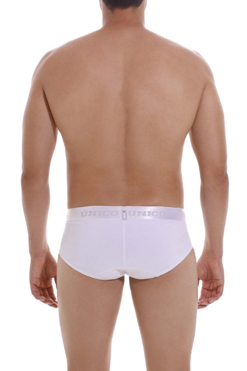 Unico 22120201105 Cristalino M22 Briefs White Plus Sizes