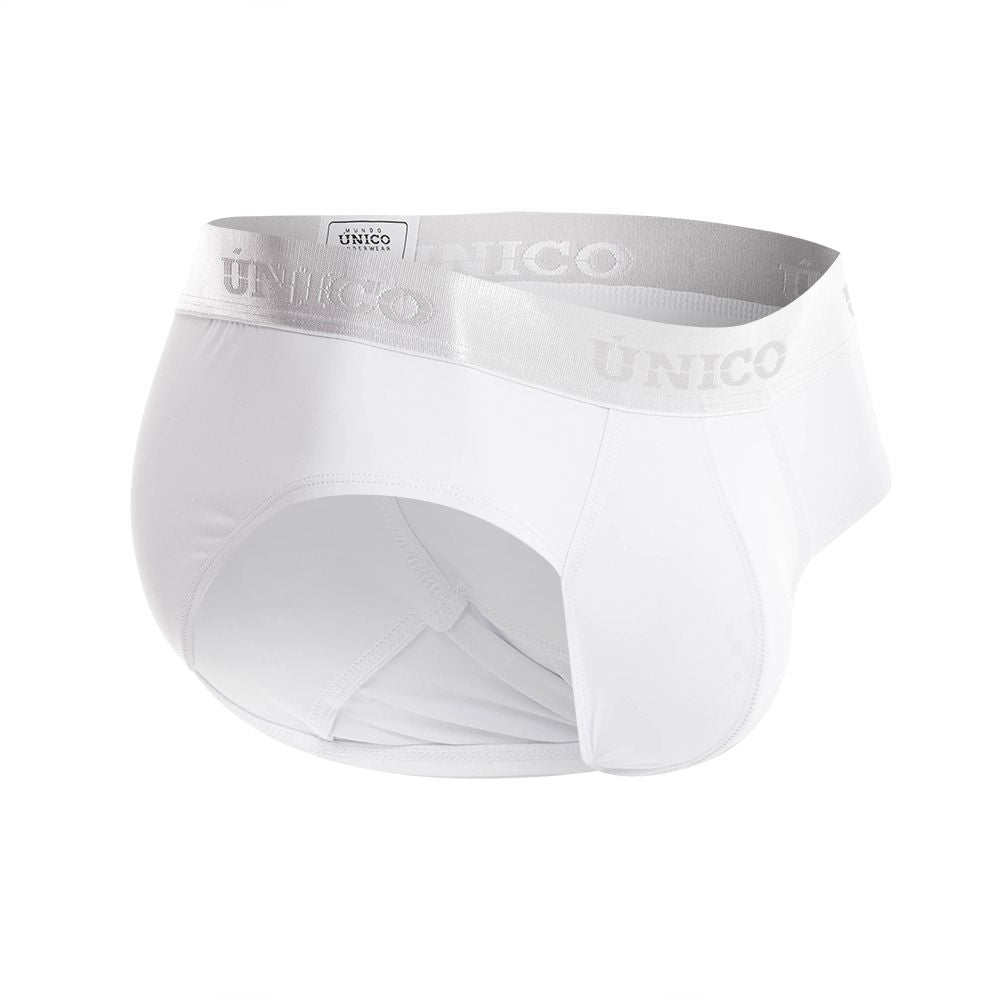 Unico 22120201105 Cristalino M22 Briefs White Plus Sizes