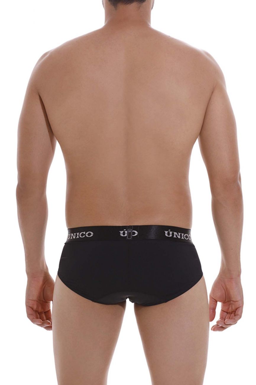 Unico 22120201107 Intenso M22 Briefs Black Plus Sizes