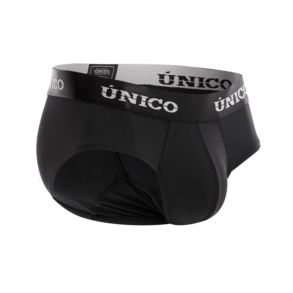 Unico 22120201107 Intenso M22 Briefs Black Plus Sizes