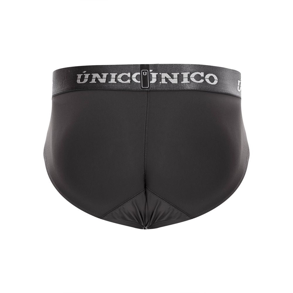 Unico 22120201108 Asfalto M22 Briefs Dark Gray Plus Sizes