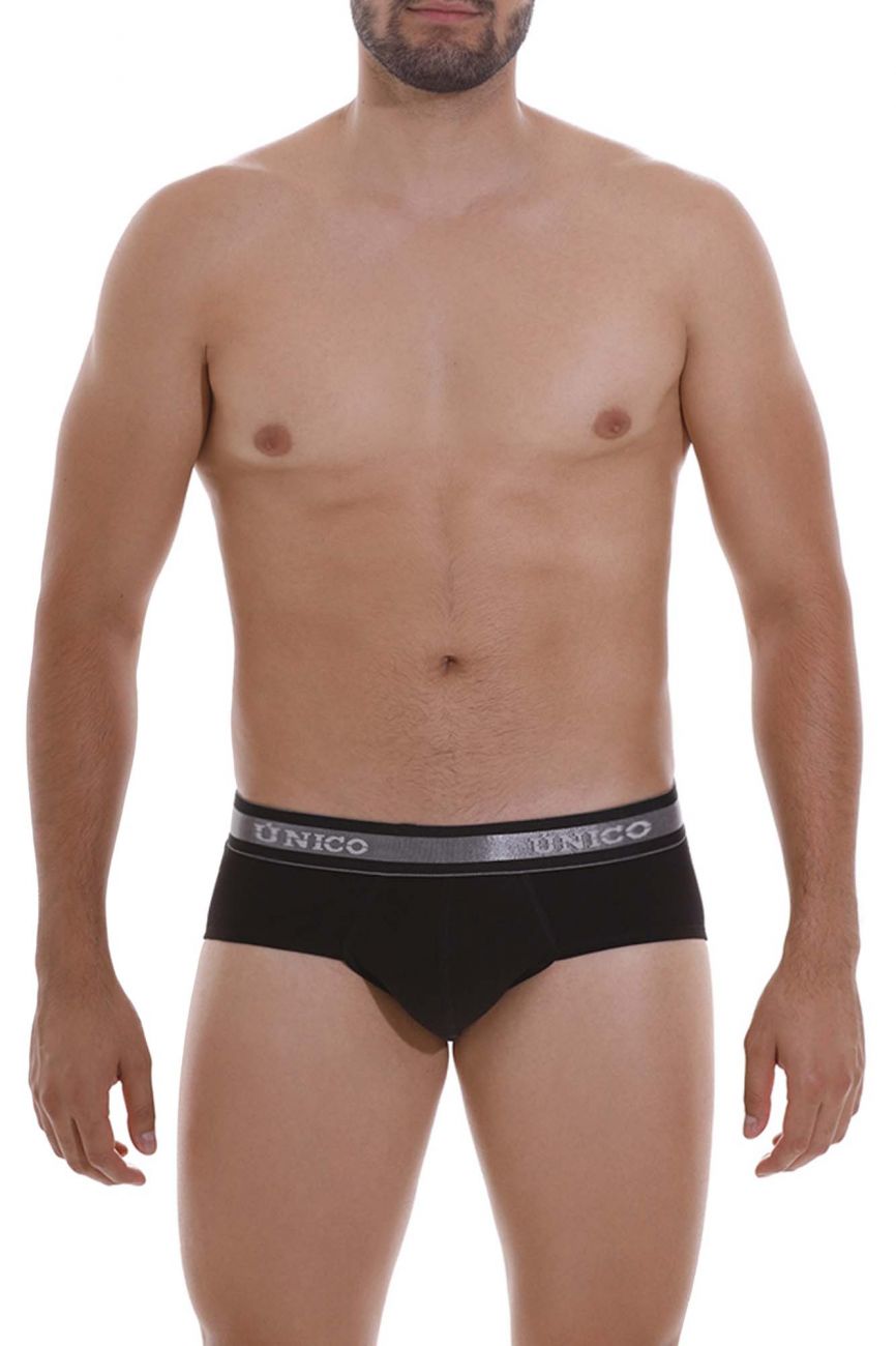 Unico 22120201111 Nebuloso A22 Briefs Black Plus Sizes