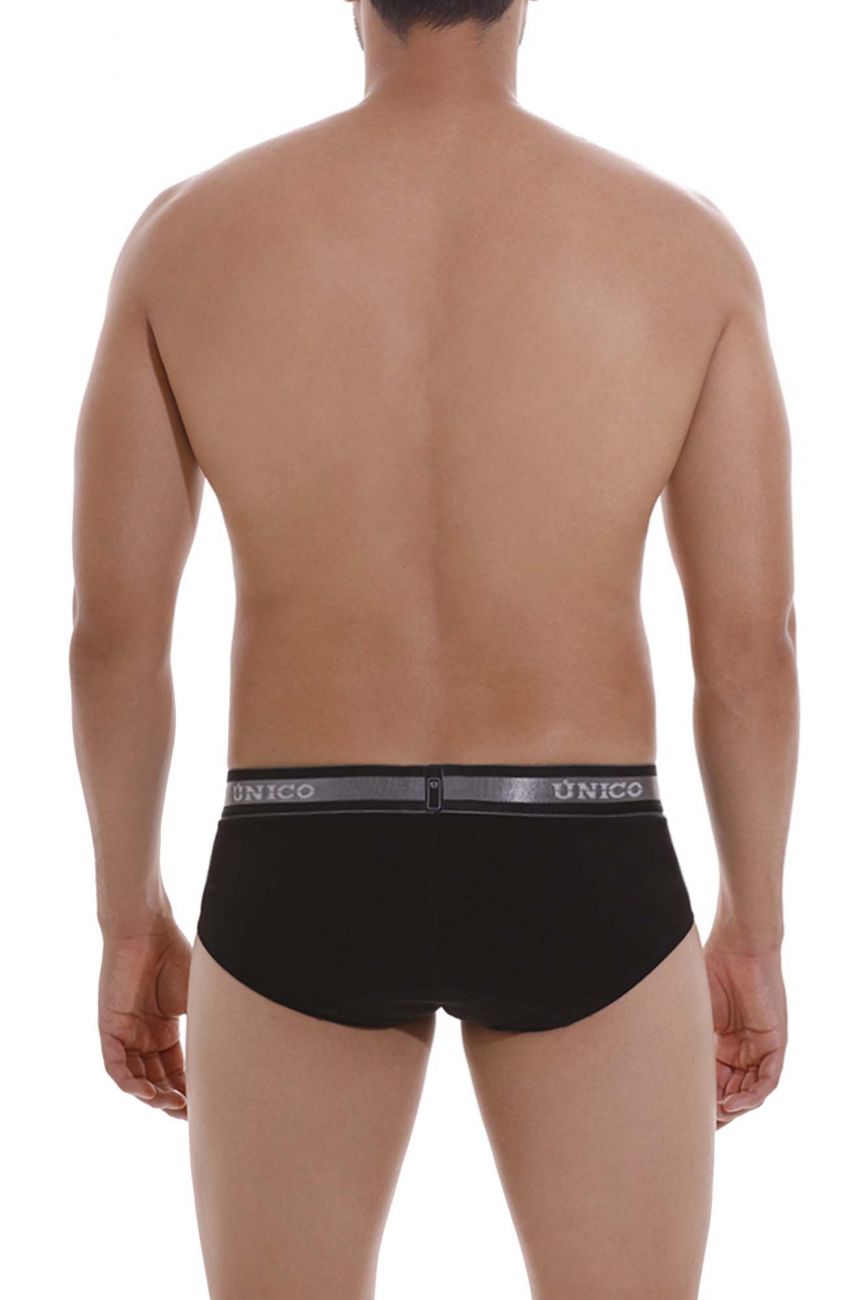 Unico 22120201111 Nebuloso A22 Briefs Black Plus Sizes