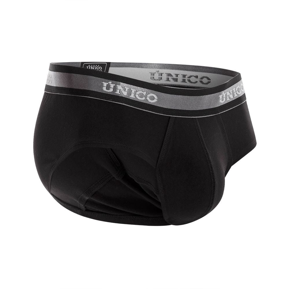 Unico 22120201111 Nebuloso A22 Briefs Black Plus Sizes