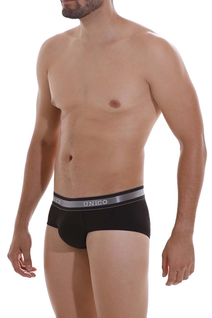 Unico 22120201111 Nebuloso A22 Briefs Black Plus Sizes