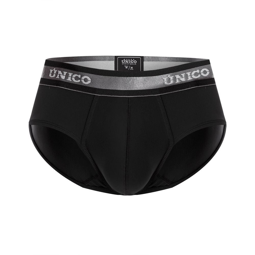 Unico 22120201114 Nebuloso M22 Briefs Black Plus Sizes