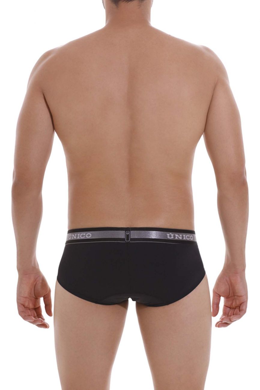 Unico 22120201114 Nebuloso M22 Briefs Black Plus Sizes