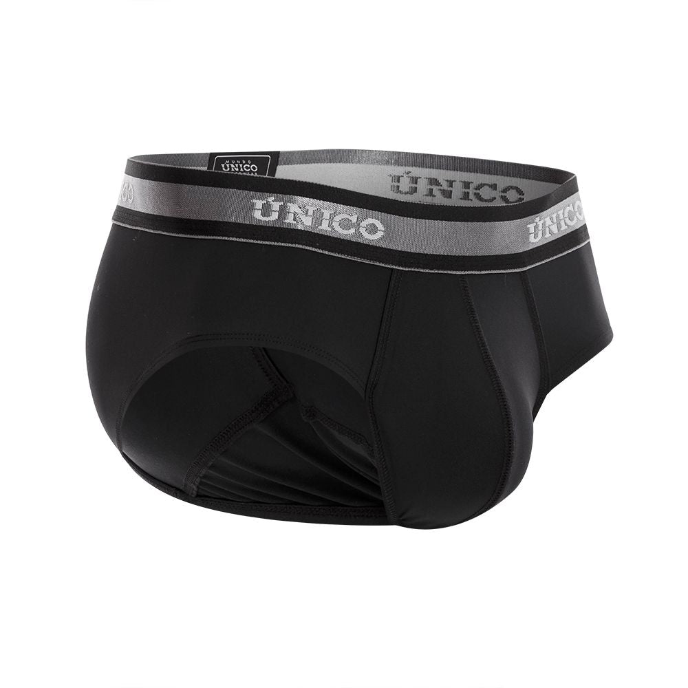 Unico 22120201114 Nebuloso M22 Briefs Black Plus Sizes