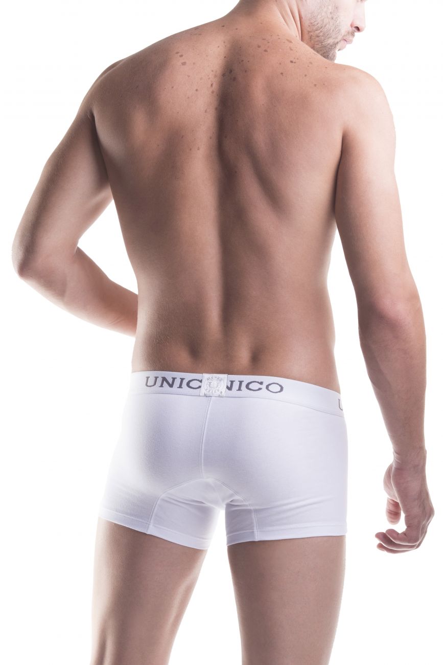 Unico 9610080100 Boxer Briefs Cristalino White