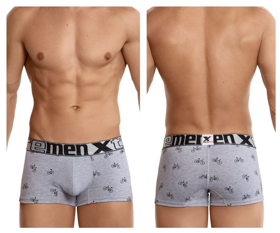 Xtremen 51437C Cycling Print Boxer Briefs