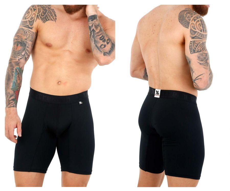 Xtremen 51471 Microfiber Boxer Briefs Black