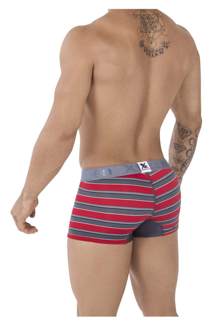 Xtremen 51475C Microfiber Athletic Trunks Red