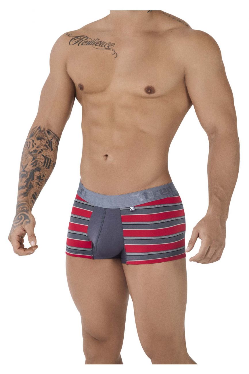 Xtremen 51475C Microfiber Athletic Trunks Red