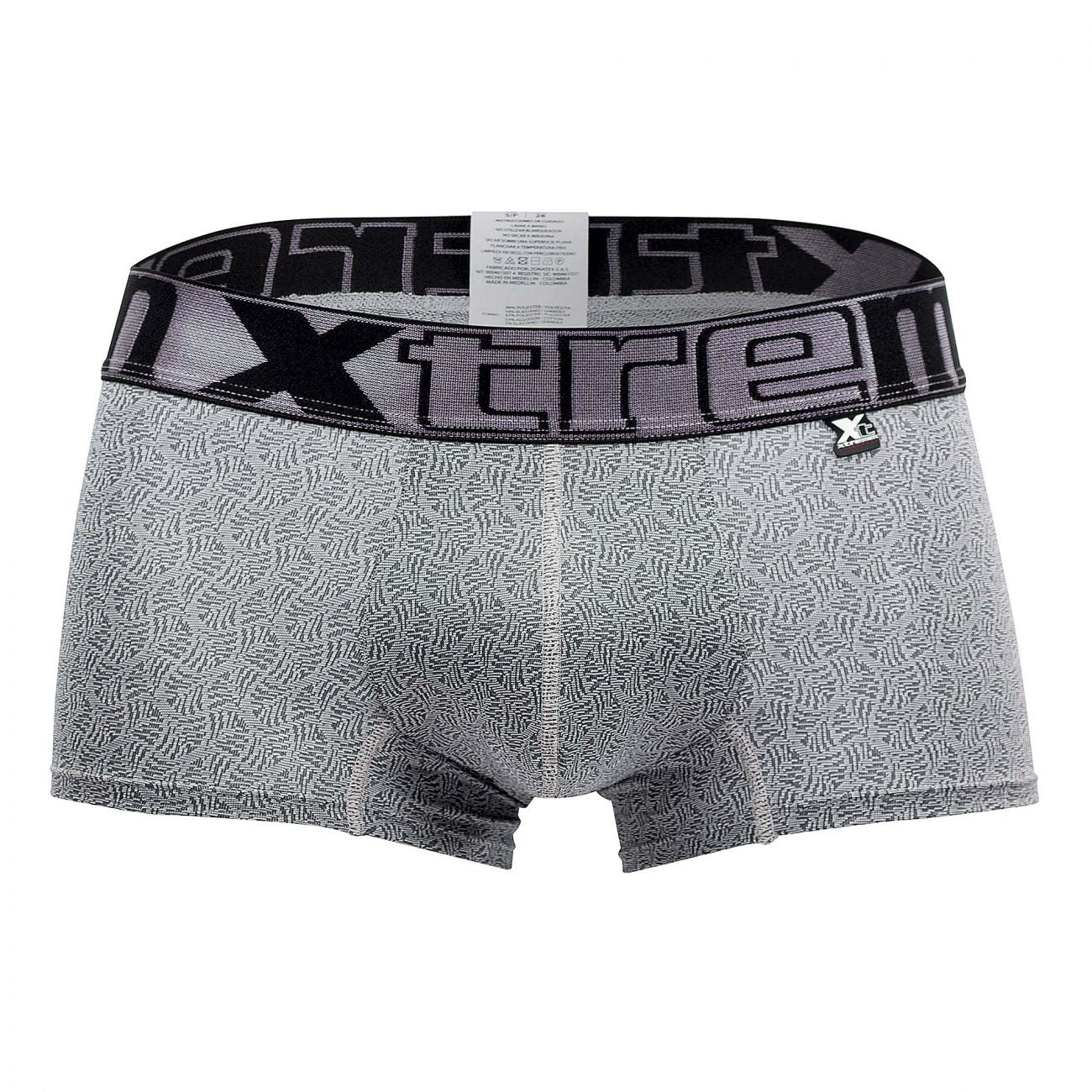 Xtremen 51478C Microfiber Jacquard Trunks Grey