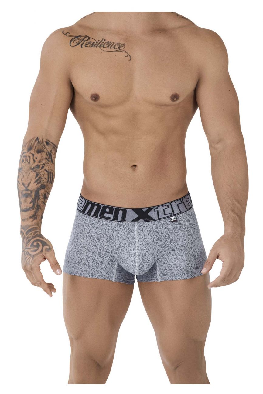 Xtremen 51478C Microfiber Jacquard Trunks Grey