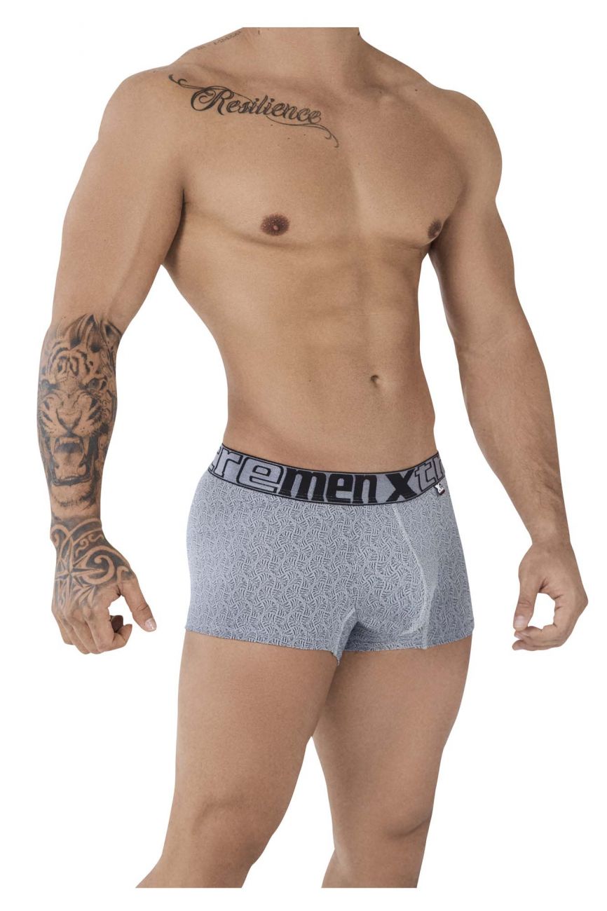 Xtremen 51478C Microfiber Jacquard Trunks Grey