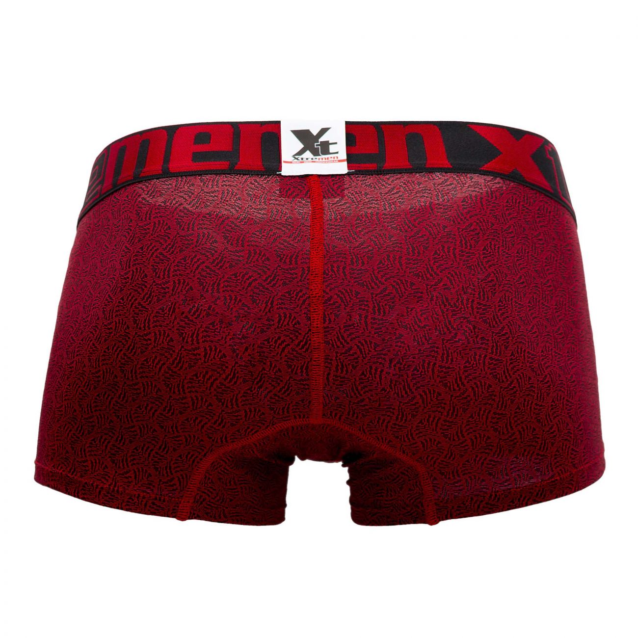 Xtremen 51478C Microfiber Jacquard Trunks Red