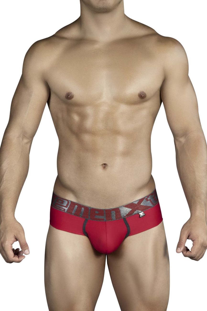 Xtremen 91011-3 3PK Briefs Blue-Red-Gray