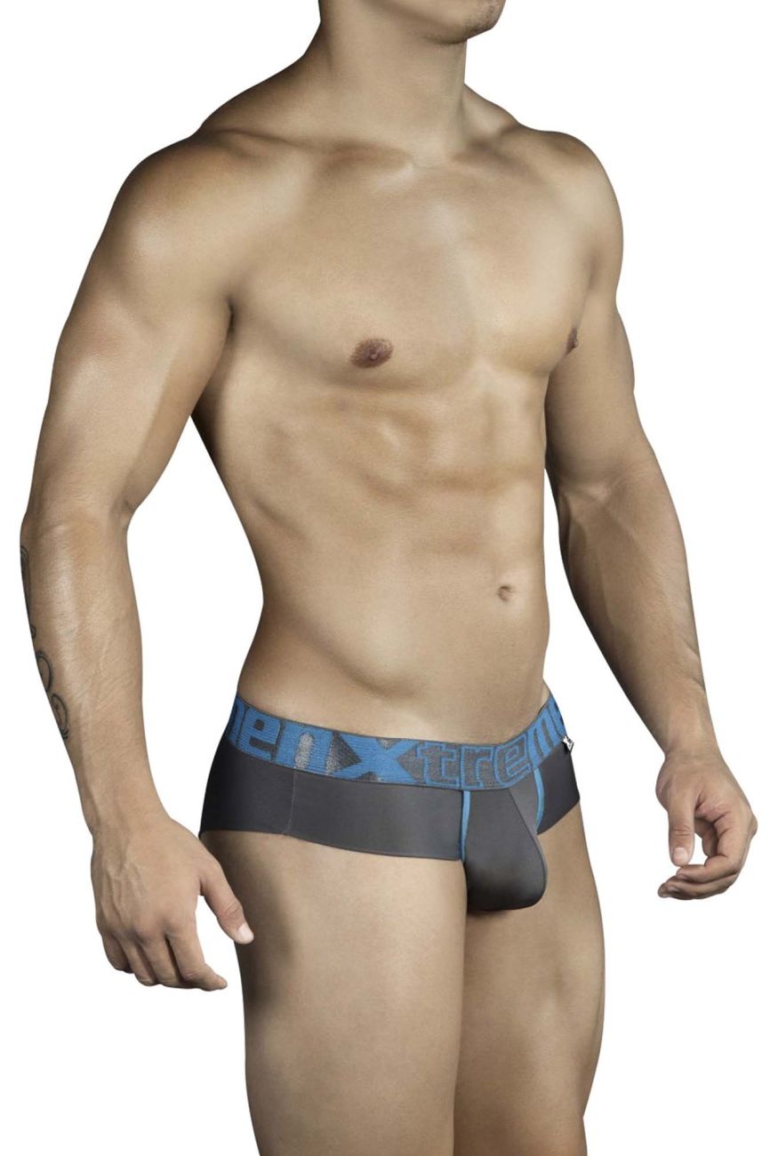 Xtremen 91011-3 3PK Briefs Blue-Red-Gray