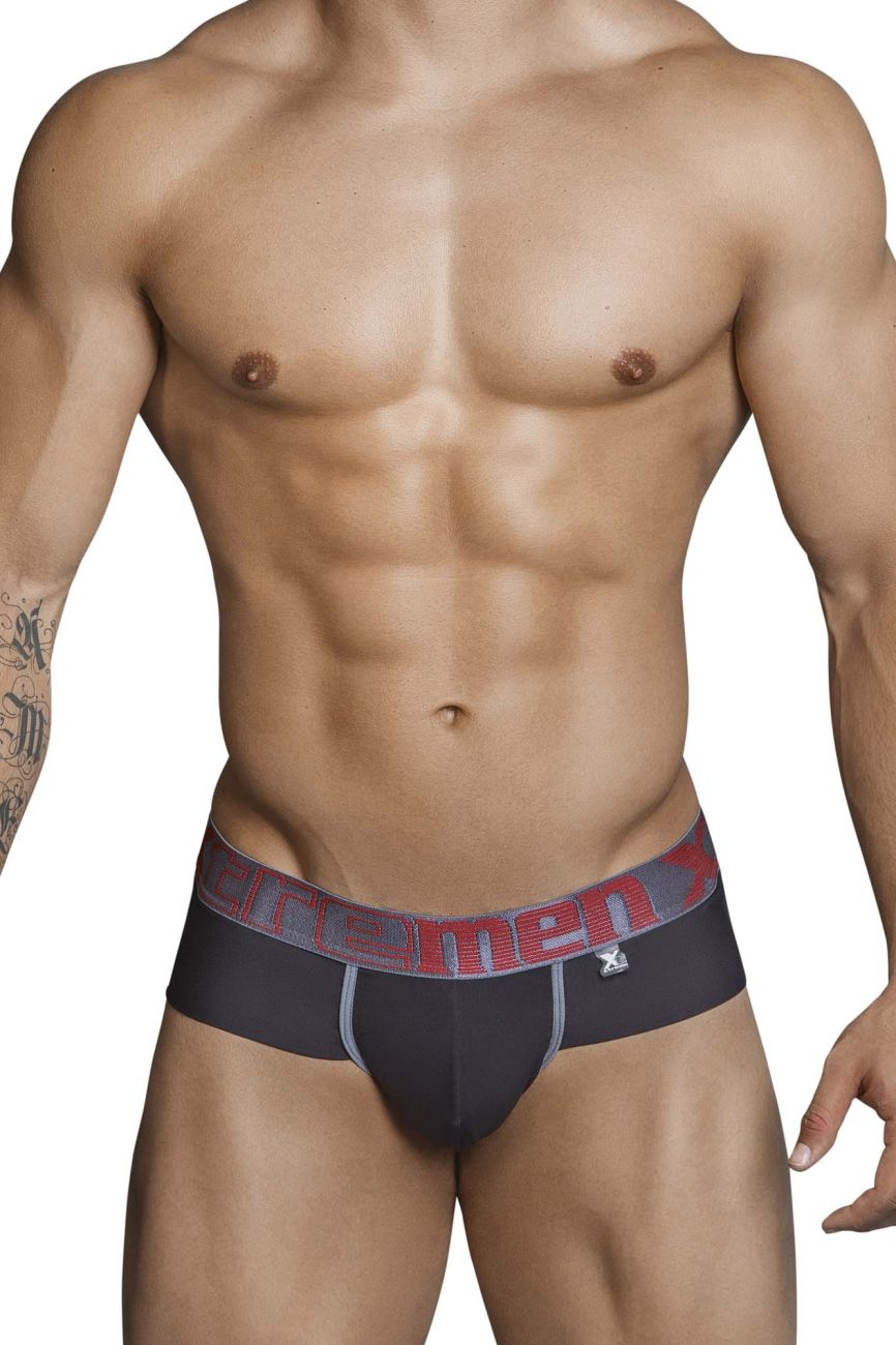 Xtremen 91020-3 3PK Briefs Coral-Black-Coral