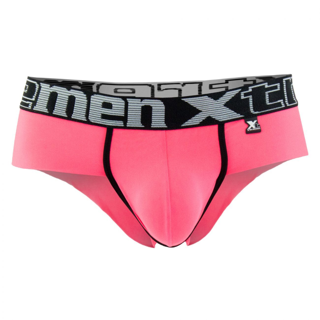 Xtremen 91020-3 3PK Briefs Coral-Black-Coral