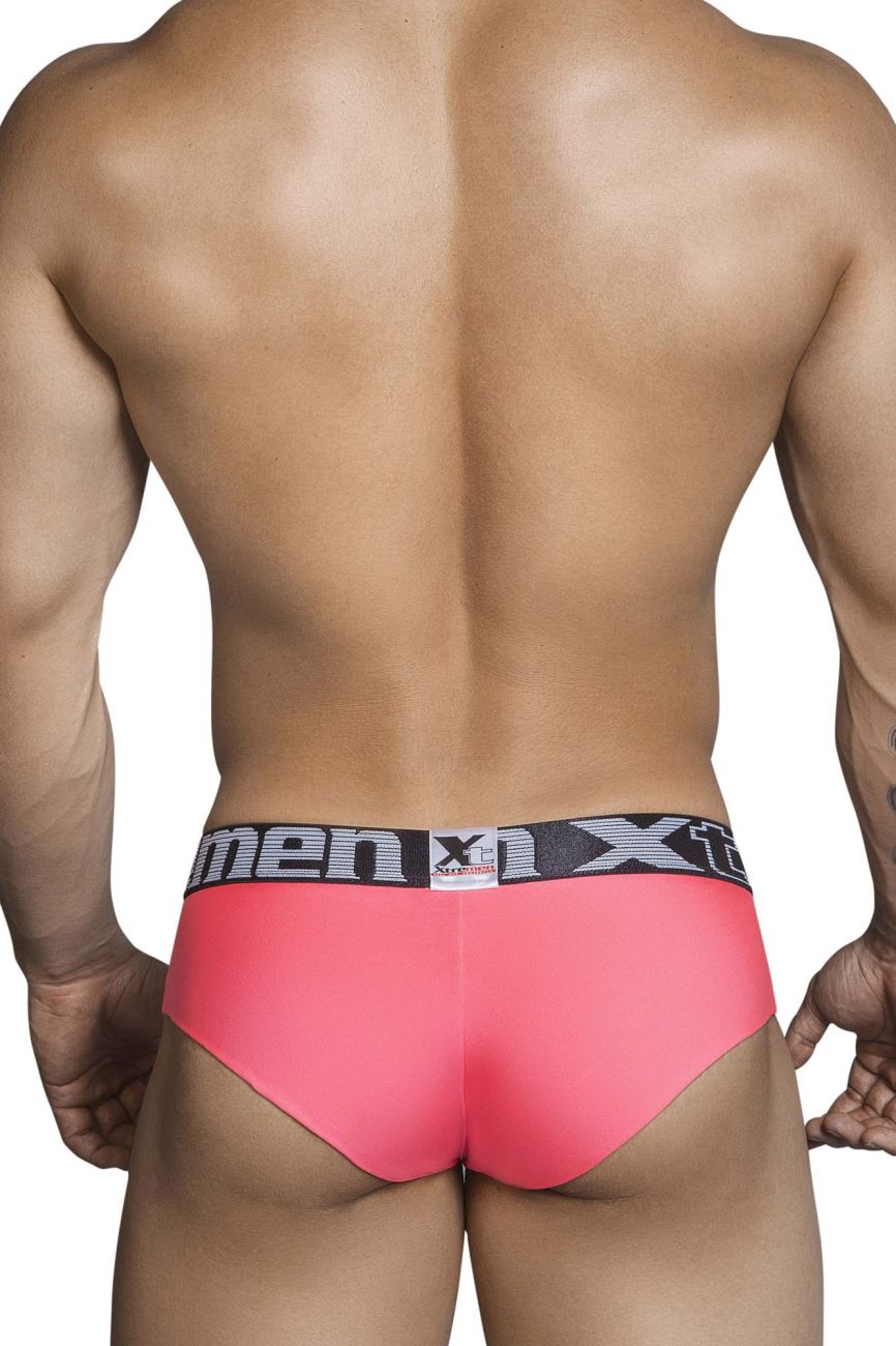 Xtremen 91020-3 3PK Briefs Coral-Black-Coral