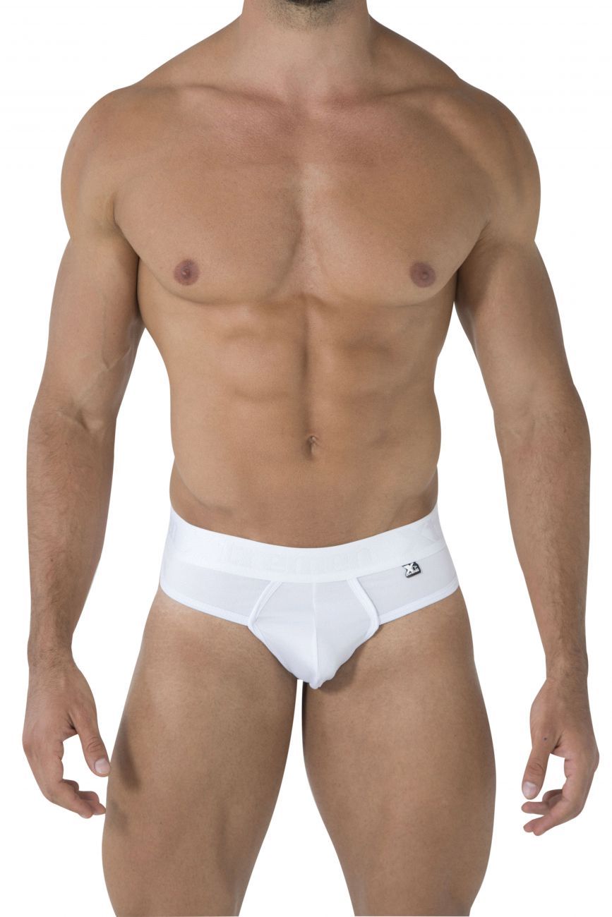 Xtremen 91031-3 3PK Piping Thongs Black White Gray - Size XL