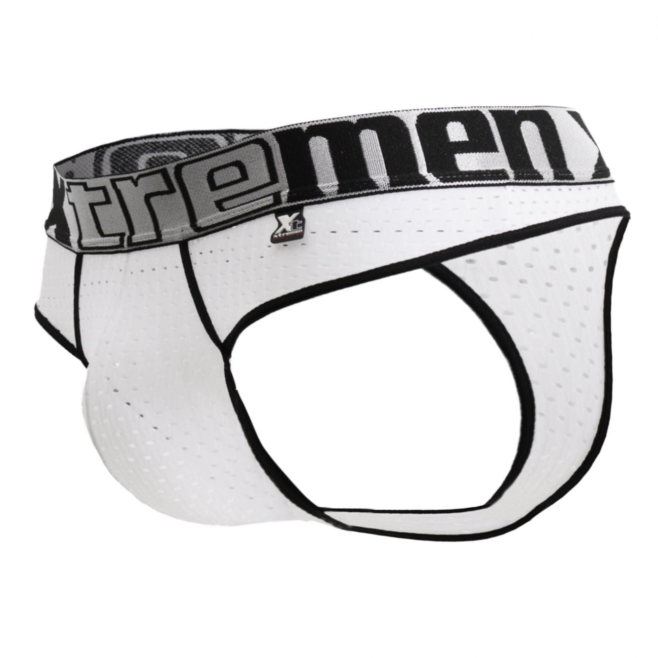 Xtremen 91036-3 3PK Thongs White-Gray-Blue Plus Sizes
