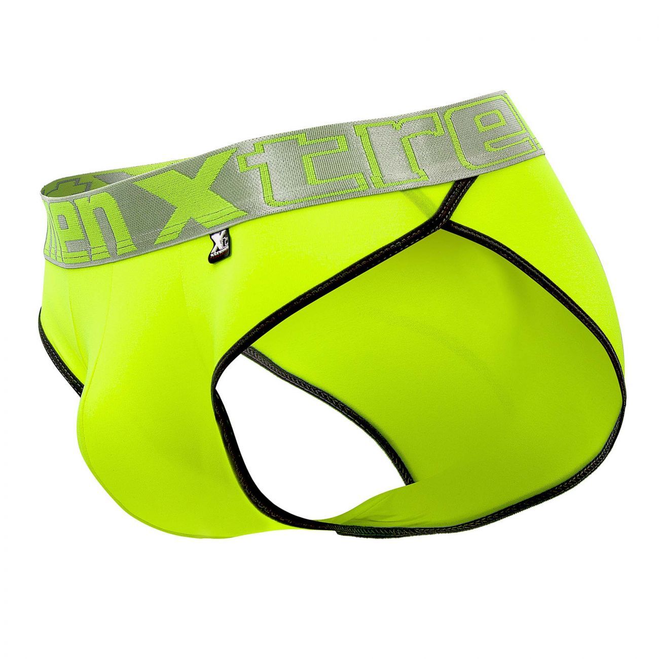 Xtremen 91053-3 3PK Briefs Fuchsia-Green-Fuchsia