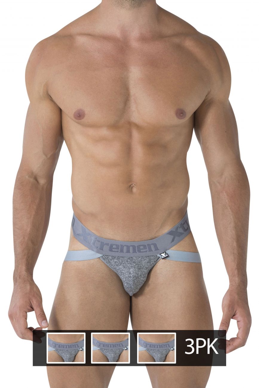 Xtremen 91054-3 Double Strap Jockstrap