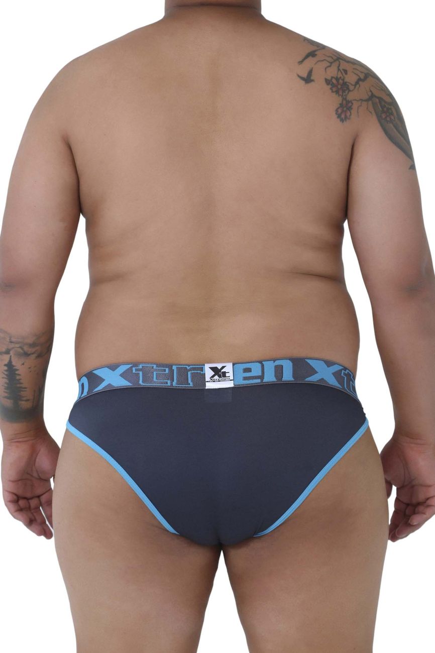 Xtremen 91057X-3 3PK Bikini Gray-Blue-Pink Plus Sizes