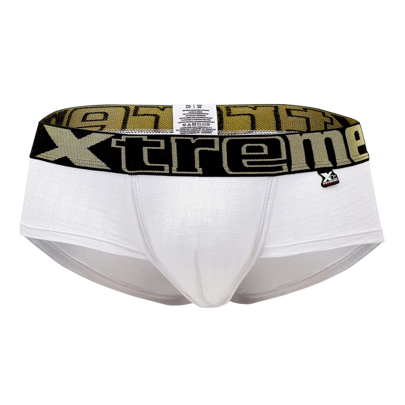 Xtremen 91067 Geometric Jacquard Briefs