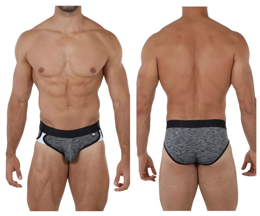Xtremen 91071 Microfiber Sports Briefs Black