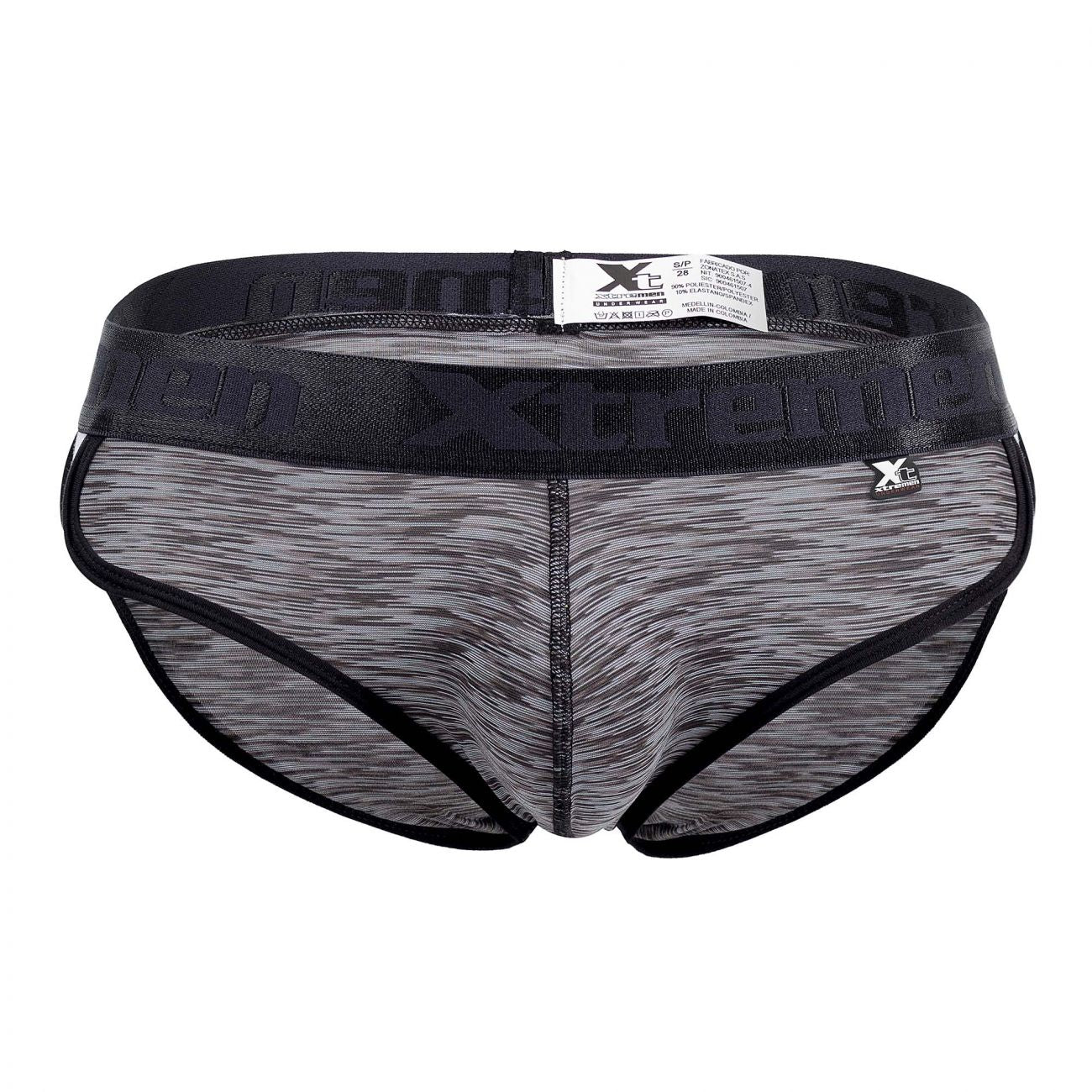 Xtremen 91071 Microfiber Sports Briefs Black